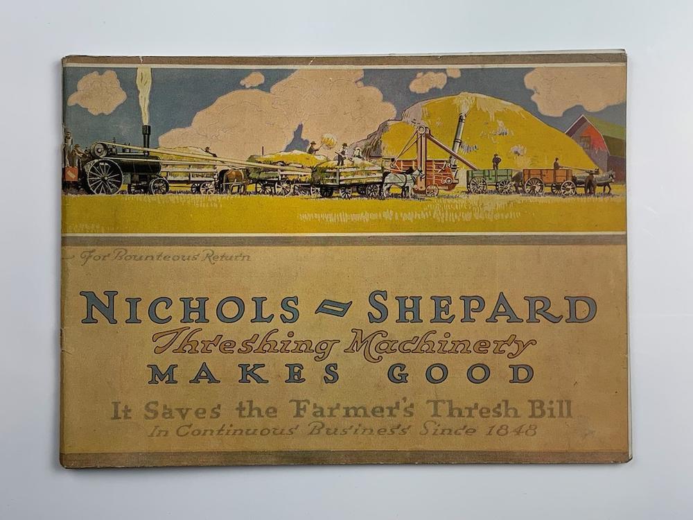 NICHOLS & SHEPARD STEAM ENGINE & TRACTOR CATALOG