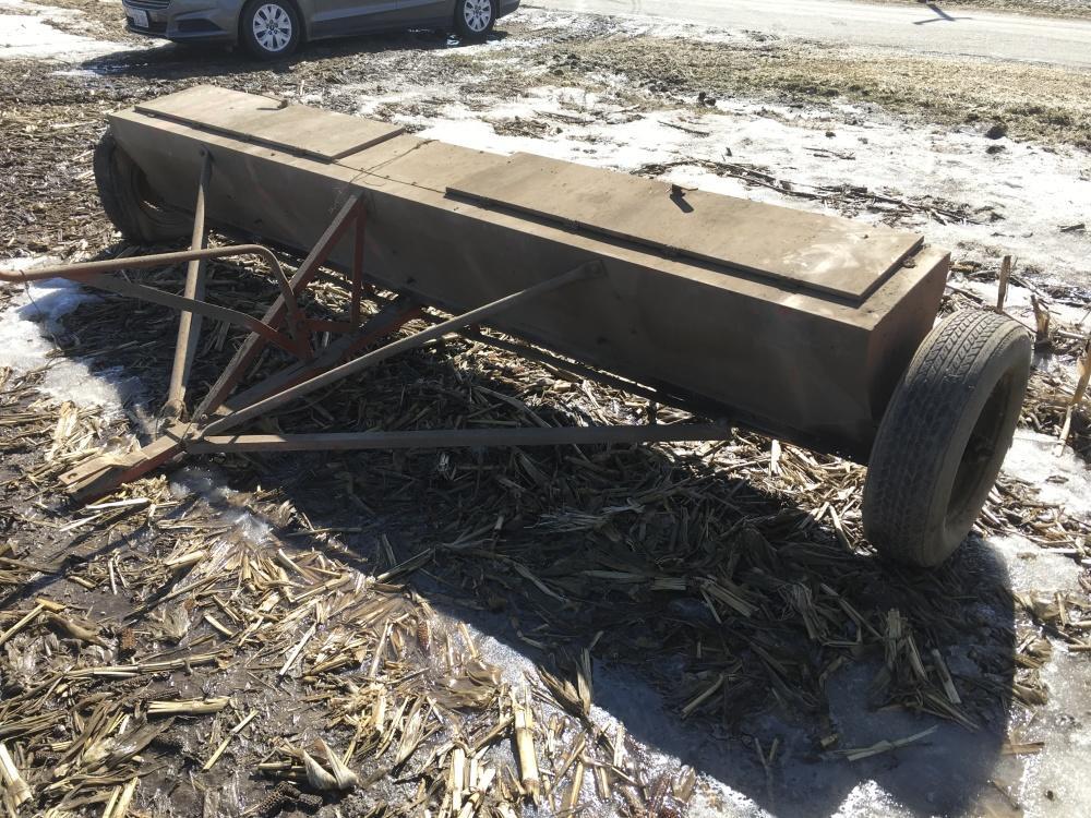 EZ Flow Seeder, 12' w/grass seed