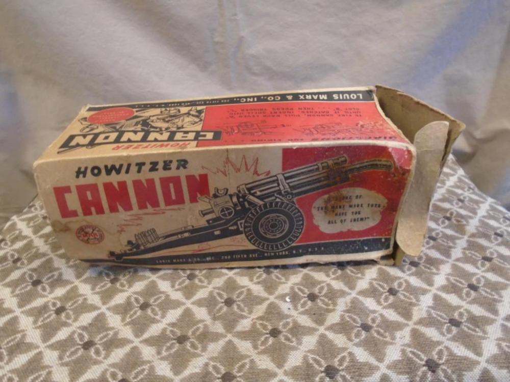 Lumar Marx Howitzer Cannon with original box