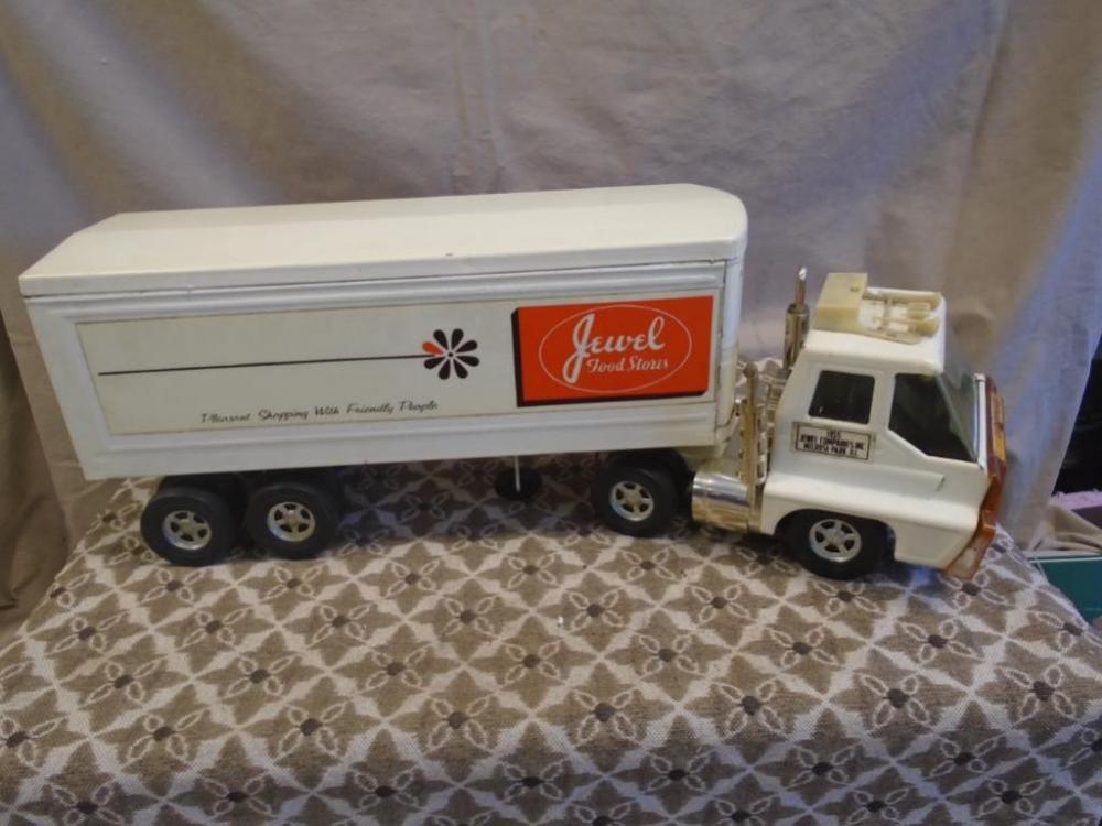 Structo 1955 Jewel Food Stores Private Label Semi Truck & Trailer