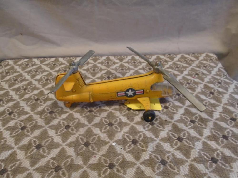 Hubley Yellow Helicopter