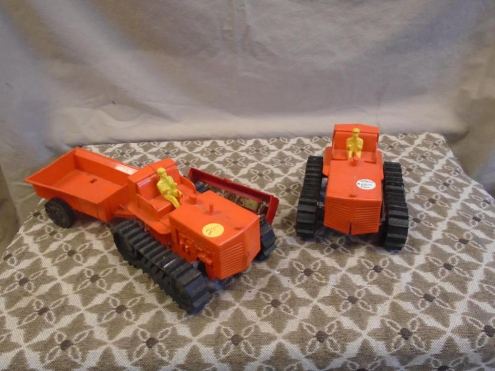 (2) General Mold & Plastic Company Pittsburgh. Plastic battery powered dozers