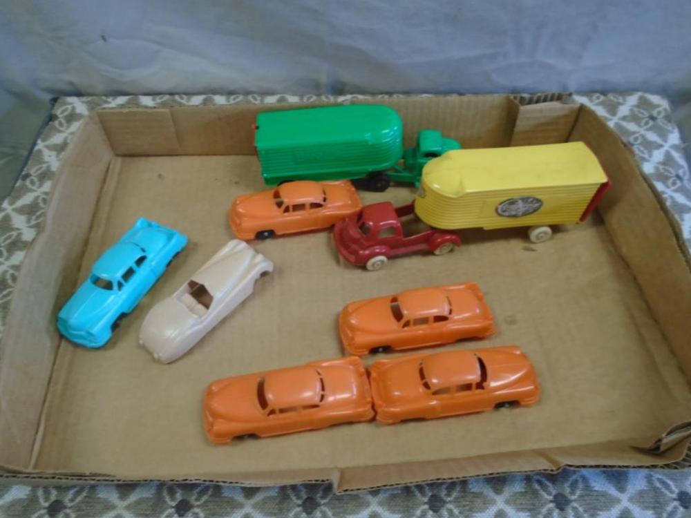 Antique plastic toy lot