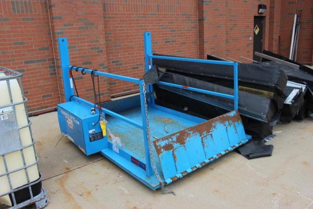 Advanced Lift Inc., Model #6568 Top of Ground Dock Lift, SN: 53618/0618, 5,500# Lifting Capacity,