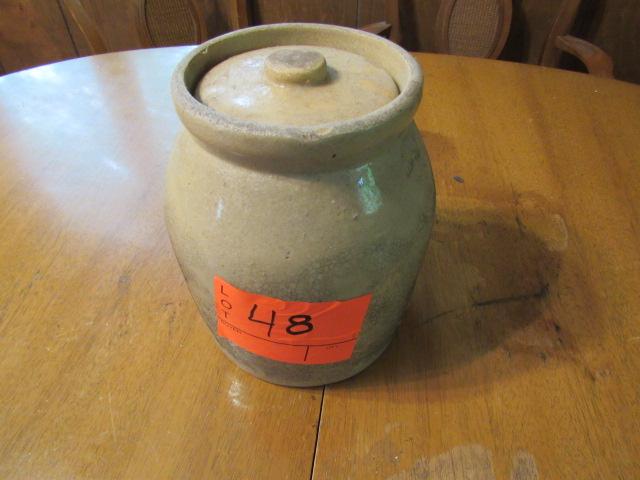 Stone jug with top