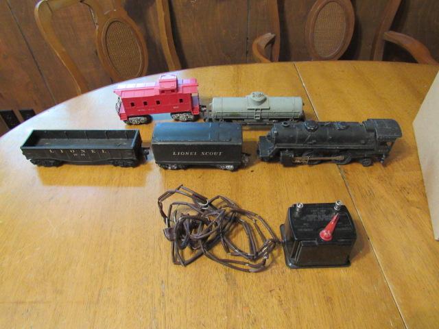 Lionel train tracks and power supply