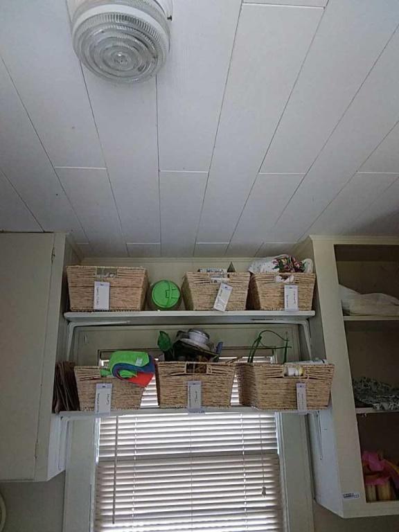 Contents of shelves