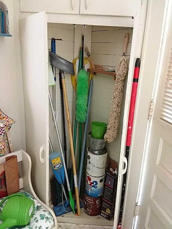 Contents of cabinet