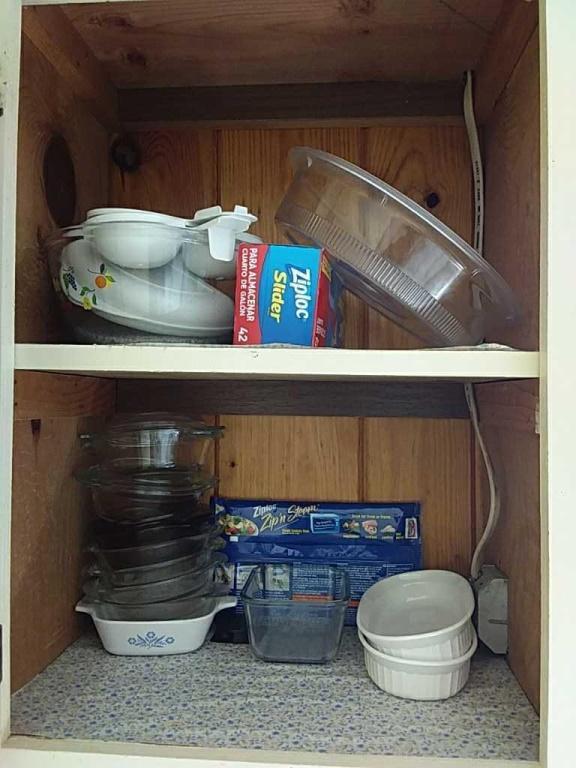 Contents of cabinet