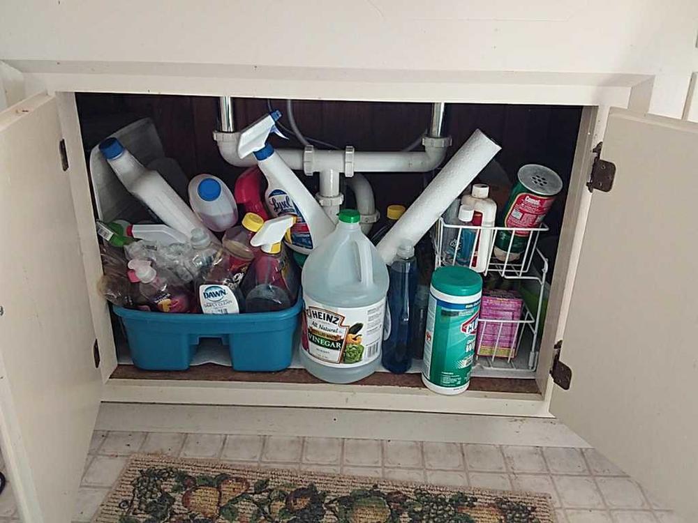 Contents of cabinet