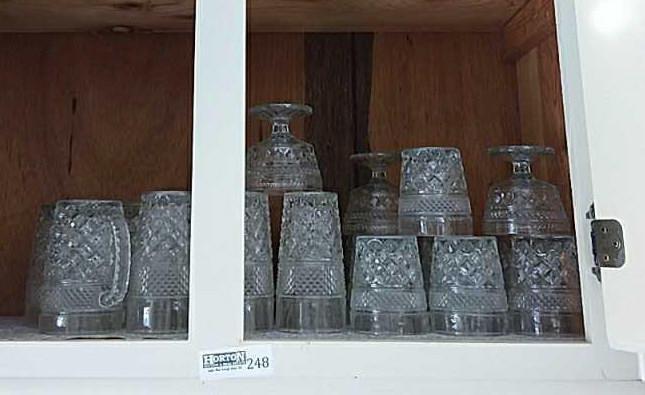 Cut glassware