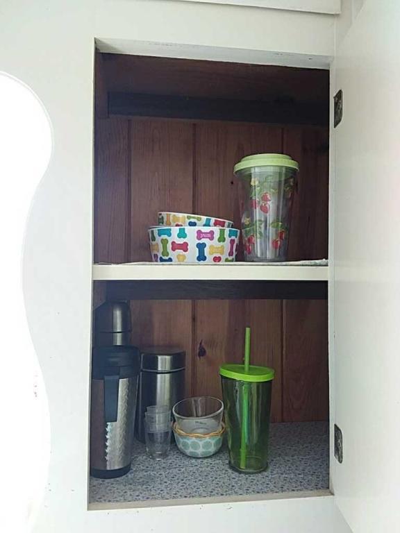 Contents of cabinet