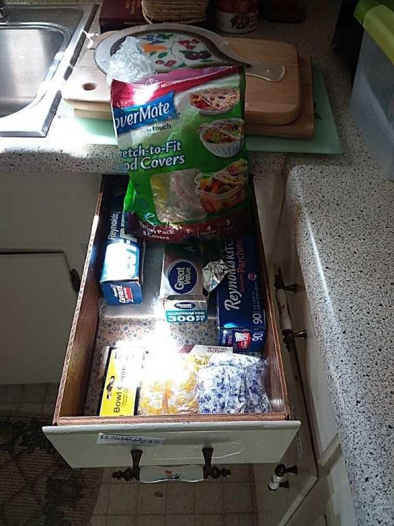 Contents of drawer