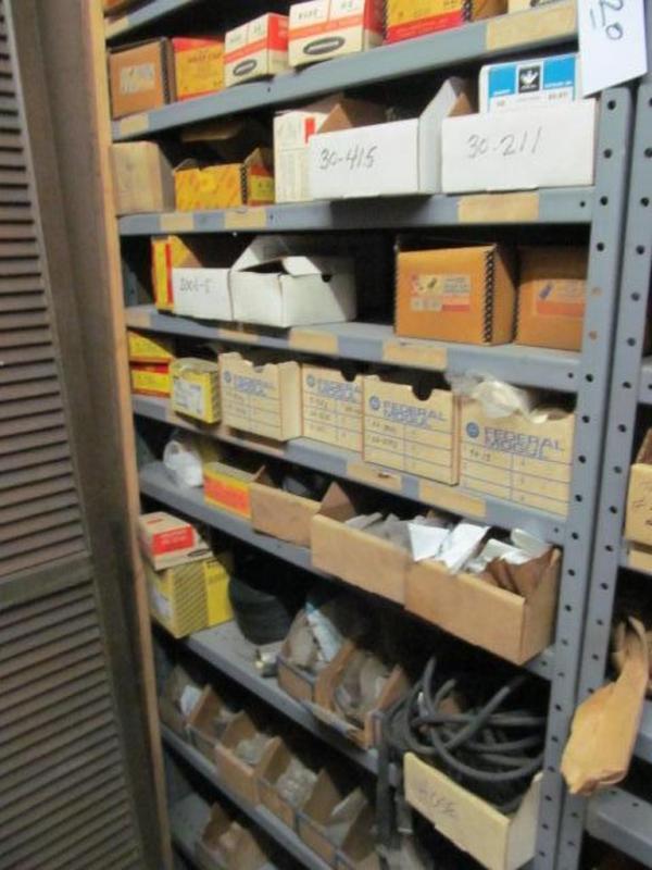 Shelf and contacts; caps, insulators, other hardware