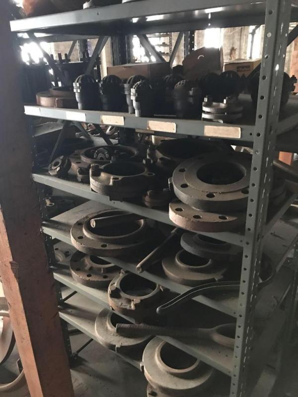 Shelf and contents; screens, couplings, etc.