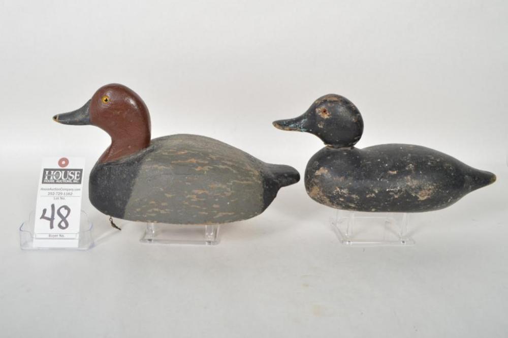 Midwest Redhead Drake; unknown maker. Mason Factory Decoy - Scaup.