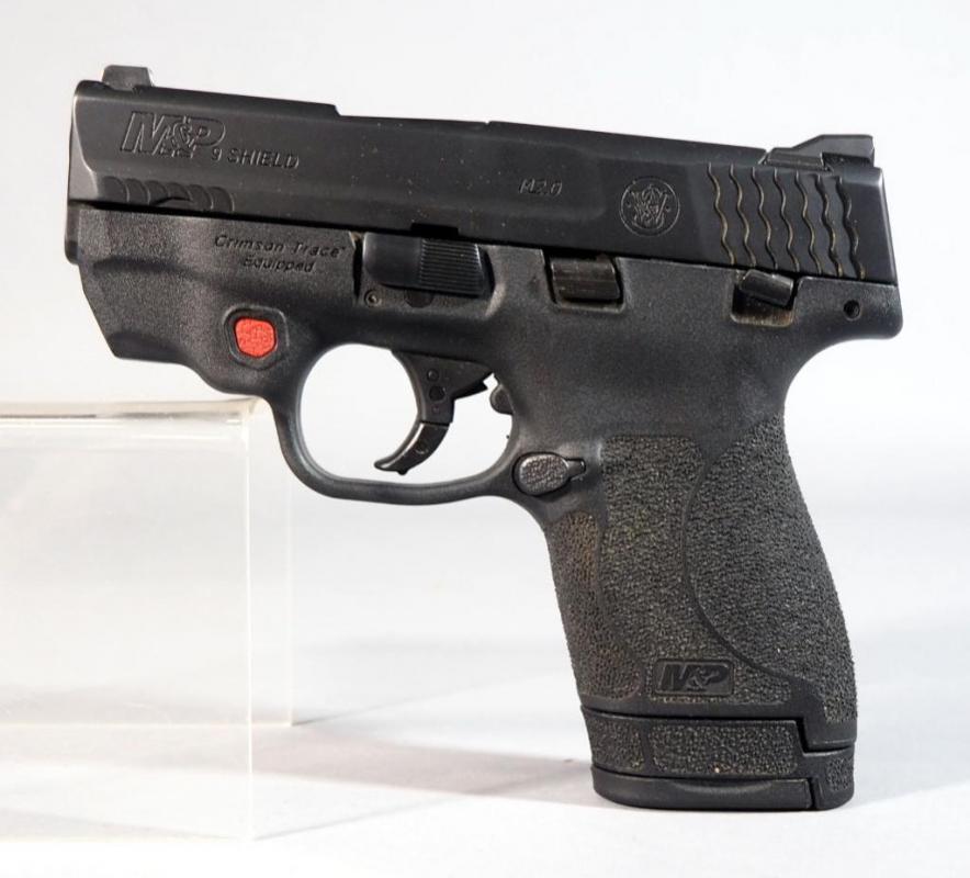 Smith & Wesson M&P 9 Shield 9mm Pistol SN# JHF0836, Crimson Trace Equip image