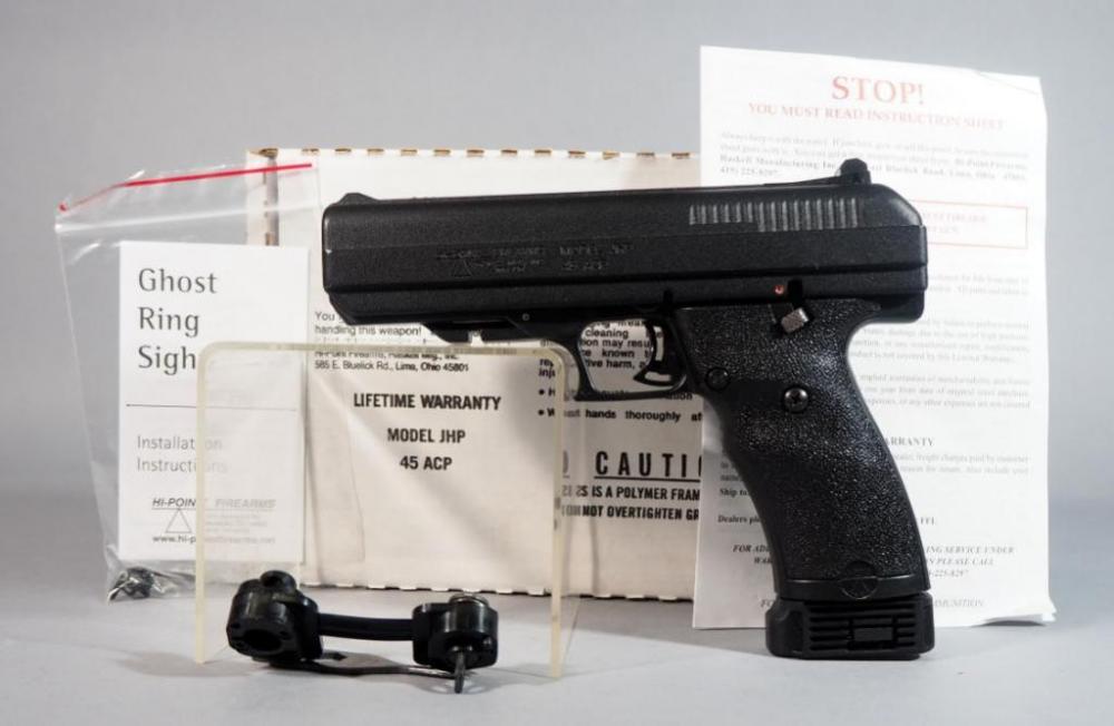 Hi-Point JHP .45 ACP Pistol SN# X4346291, With Paperwork, In Box image