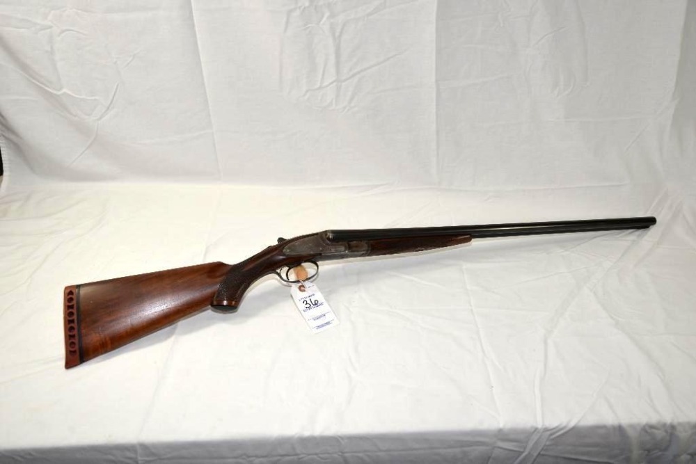L. C. SMITH DOUBLE BARREL SHOTGUN BY HUNTER ARMS