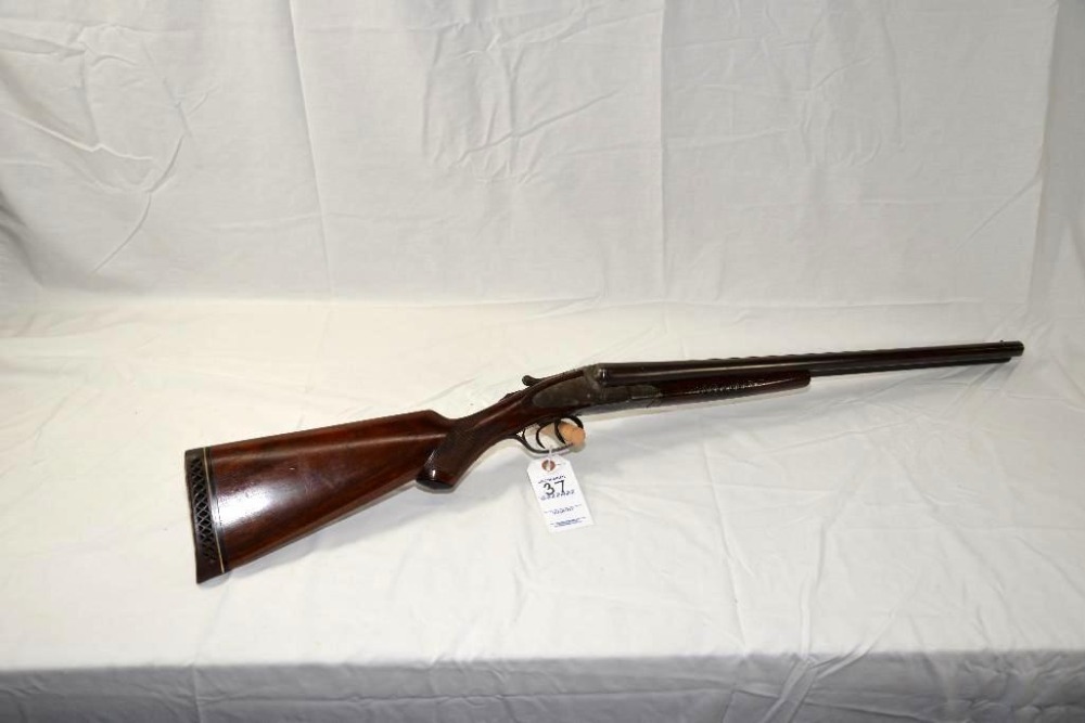 L. C. SMITH DOUBLE BARREL SHOTGUN - 12 GAUGE