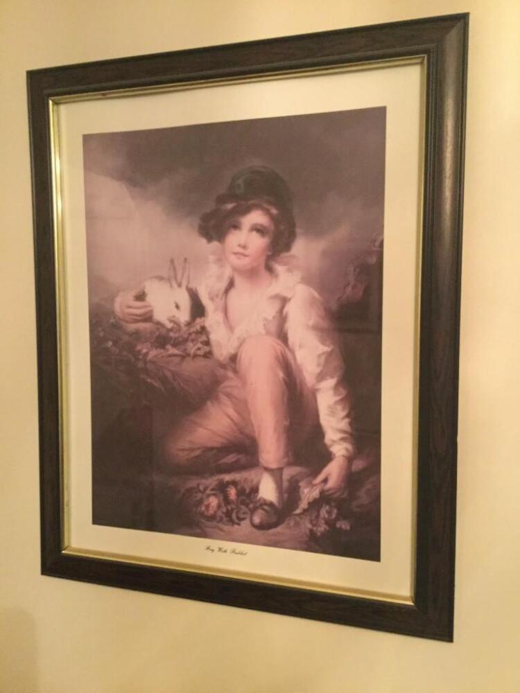 Henry Reaburnâ€™s Boy With Rabbit Print