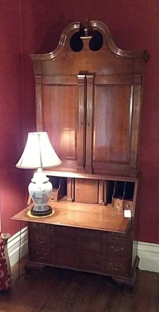 Antique Secretary, approx. 39"w x 7.5 ft. tall
