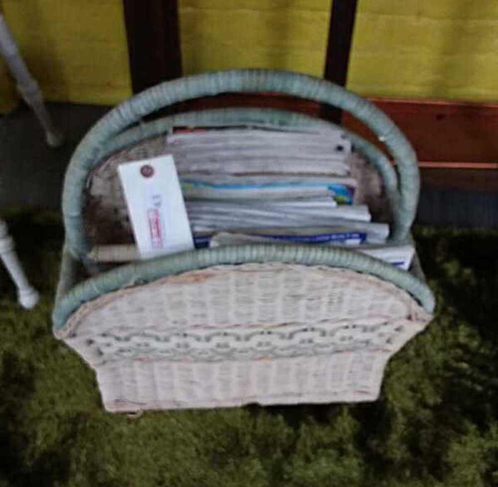 Magazine Basket, contents not included