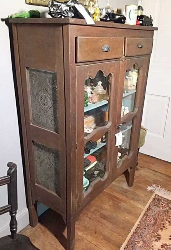 Antique Pie Safe, approx. 37"L x 15"w x 56"t