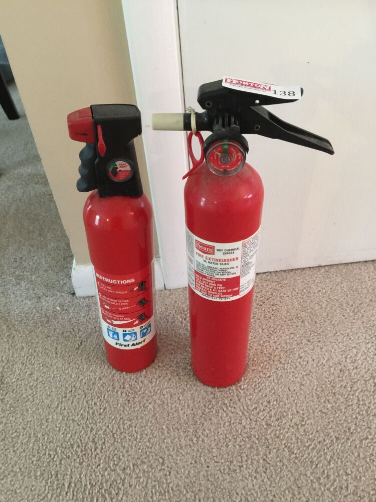 2 Fire Extinguishers