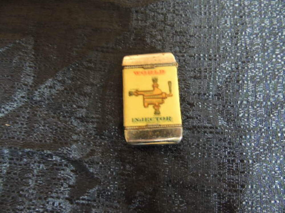 American Injector Co.Celluloid Matchsafe