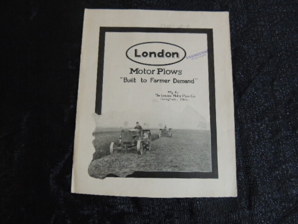 London Motor Plows Catalog