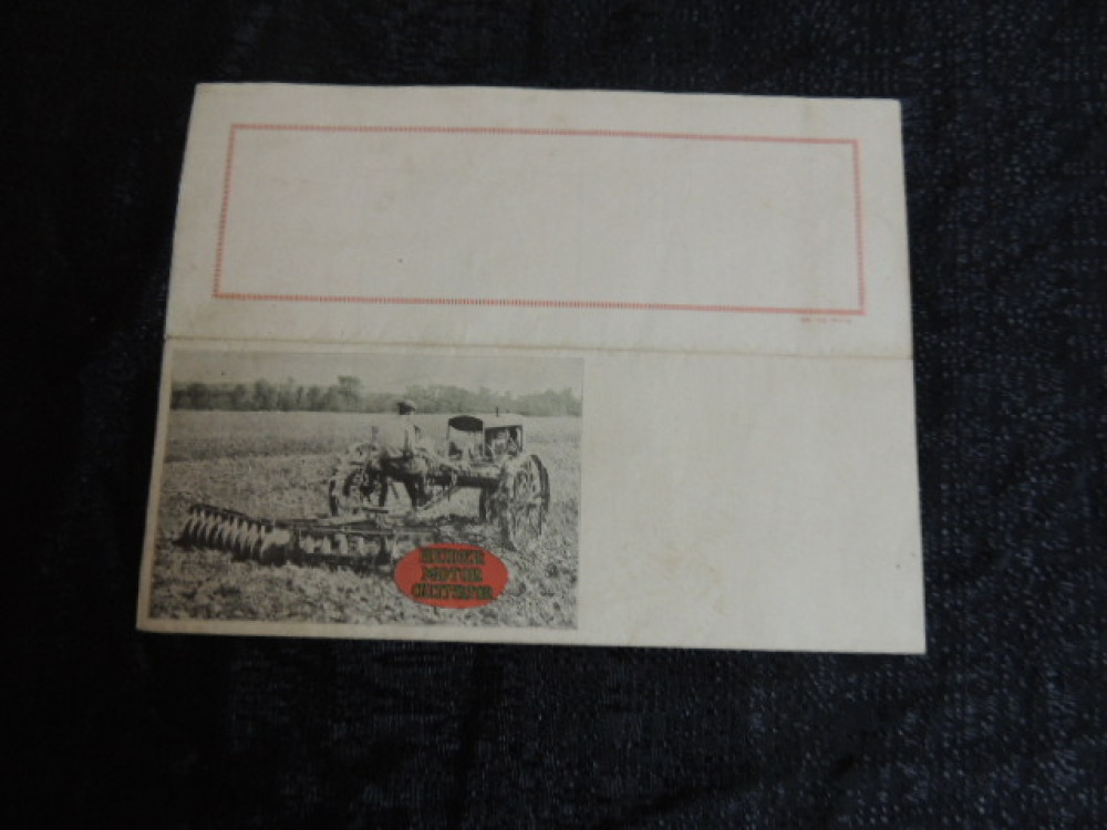 Heider Motor Cultivator Mailer