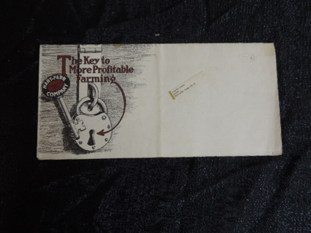 The New Hart - Parr 30 Foldout Mailer