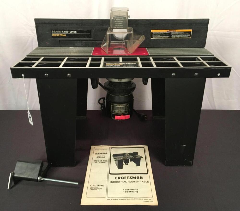 Craftsman Industrial Router Table and Router