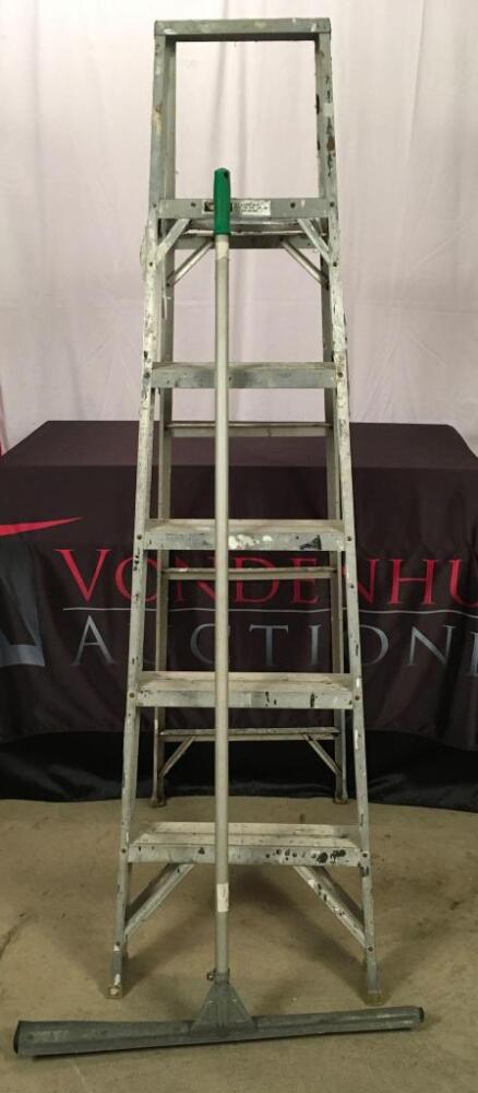 6 Ft. Aluminum Ladder and Squeegee