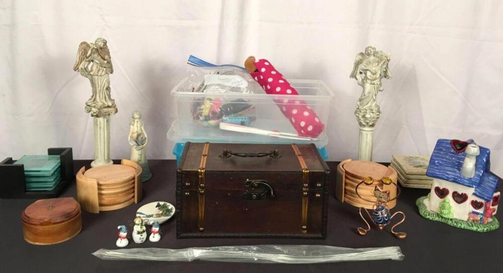 Home Decor, Coaster Sets, Storage Boxes, Fit Bit Attachments, Misc.