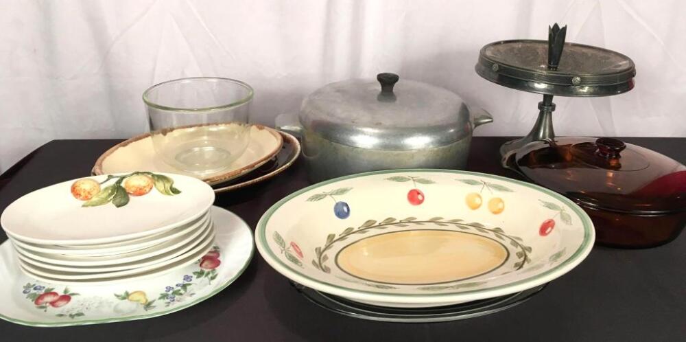 Heritage Aluminum Dutch Oven & Assorted Cookware Items