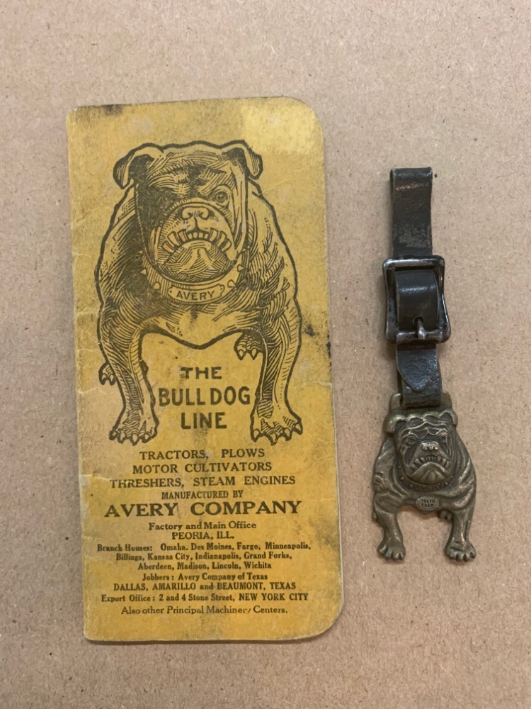 Avery Company Bulldog Line Fob & Vest Ledger