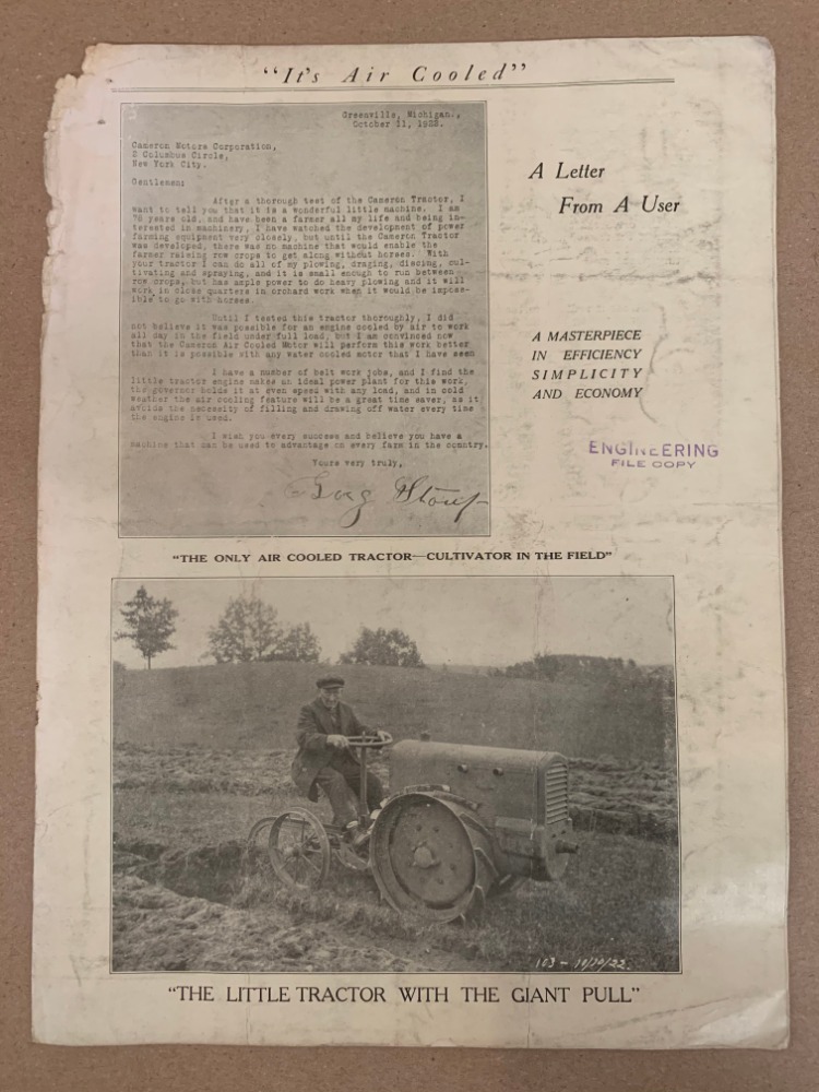 Cameron Tractor Catalog