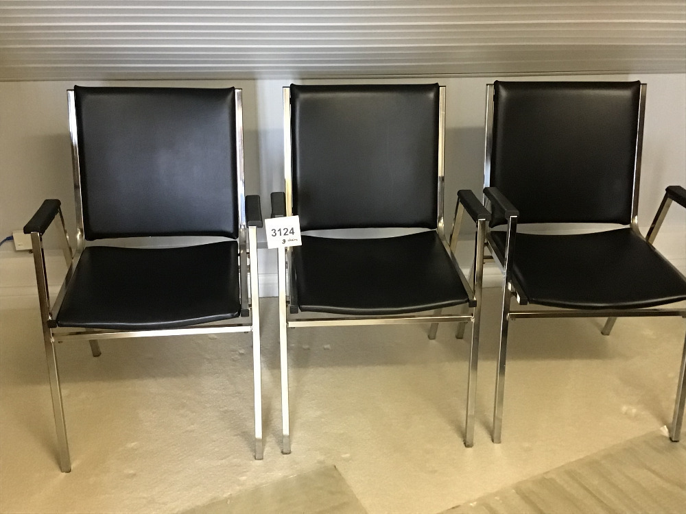 Three Waiting Room Chairs