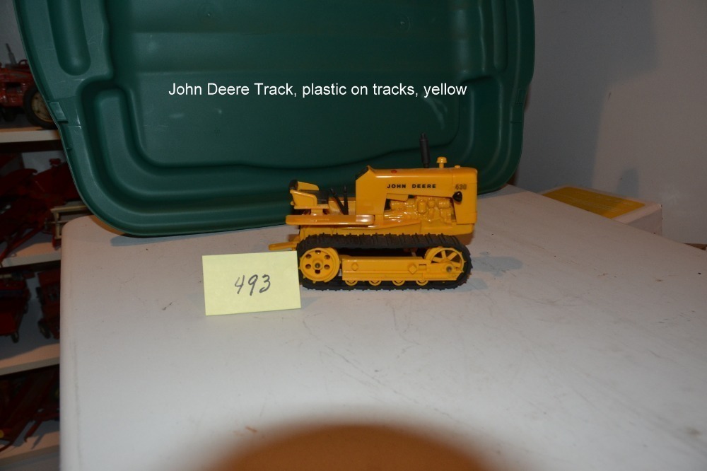 John Deere Track, Plastic on Tracks, Yellow image