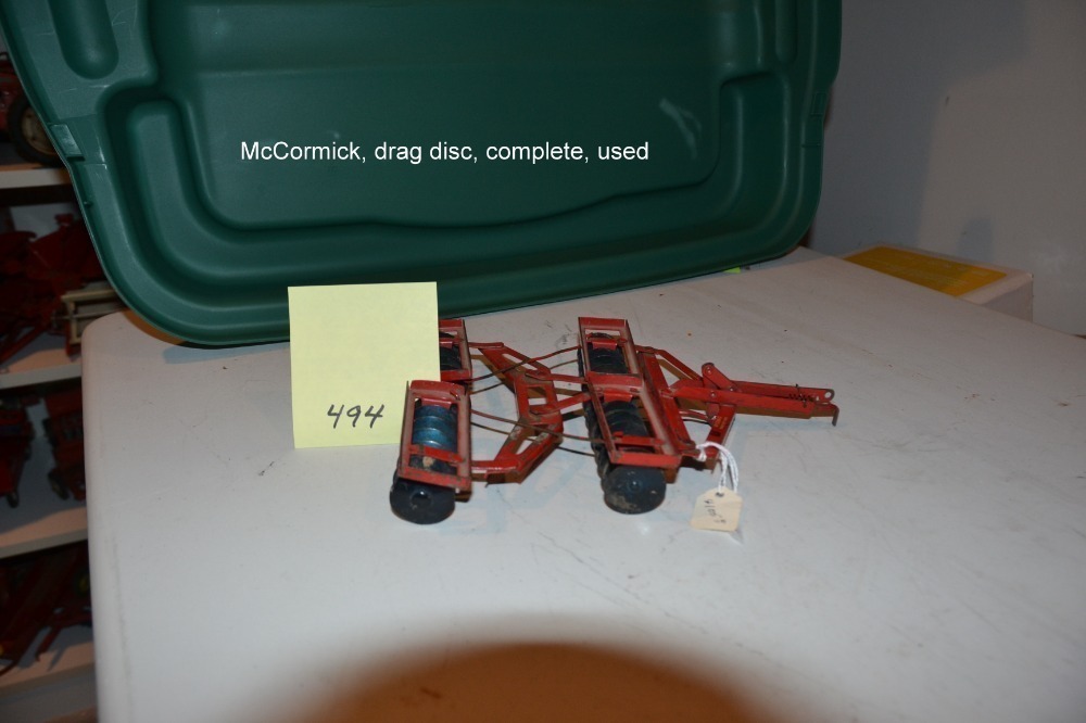 McCormic, Drag Disc, Complete, Used image
