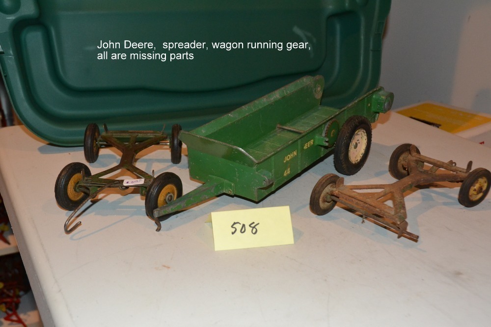 John Deere Spreader, Wagon Running Gear, All Missing Parts image
