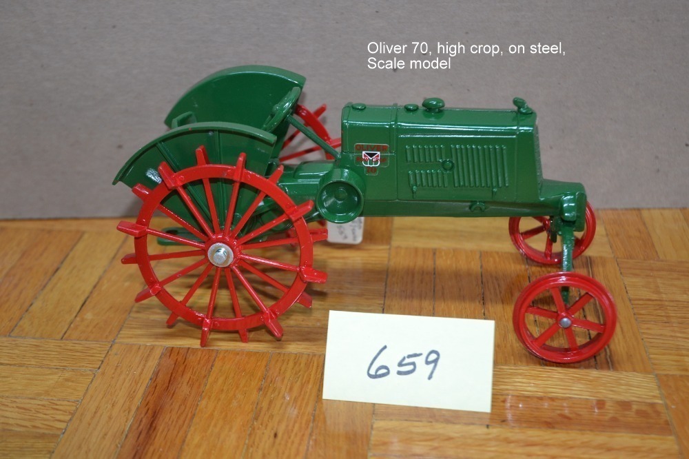 Oliver 70, High Crop, On Steel, Scale Model image