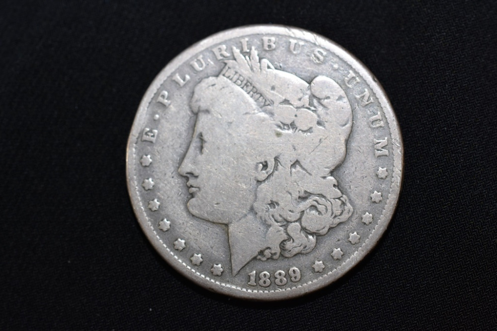 1889-CC MORGAN SILVER DOLLAR