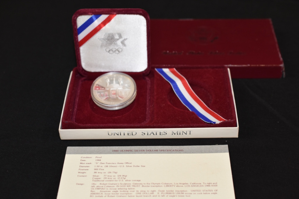 1984 OLYMPIC SILVER DOLLAR