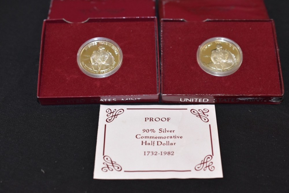 TWO HALF-DOLLARS