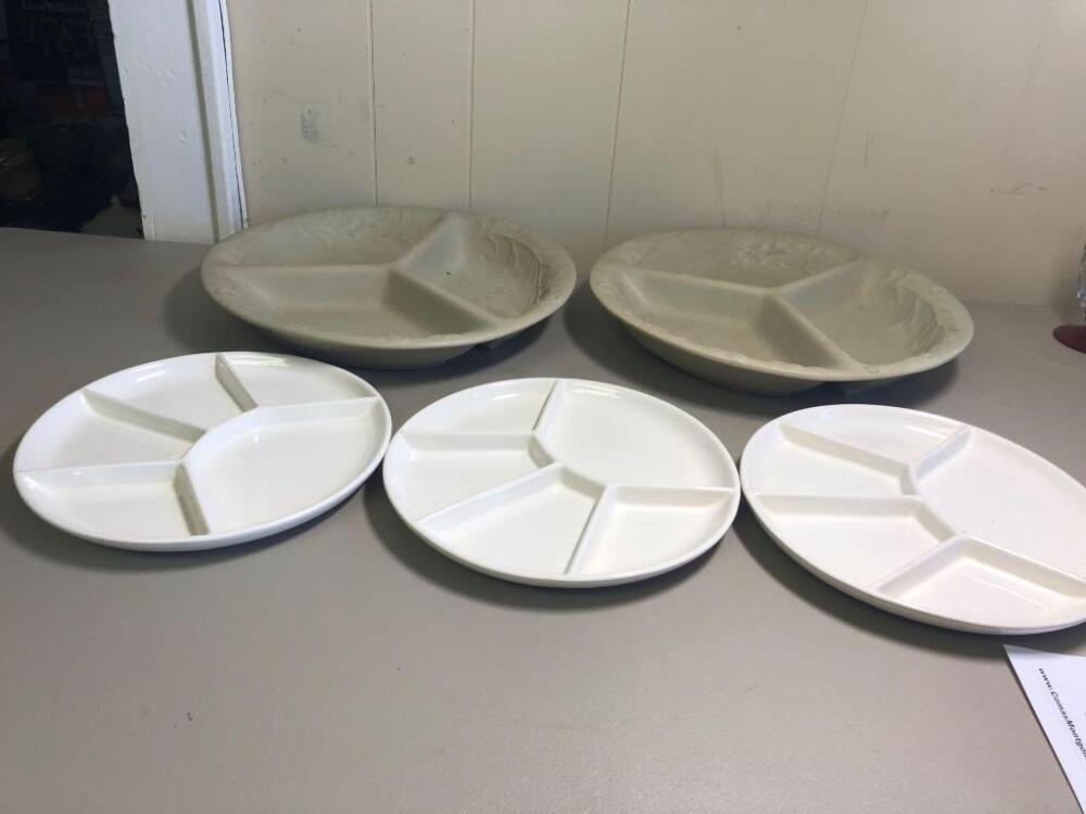 Assortment of Divided Dishes
