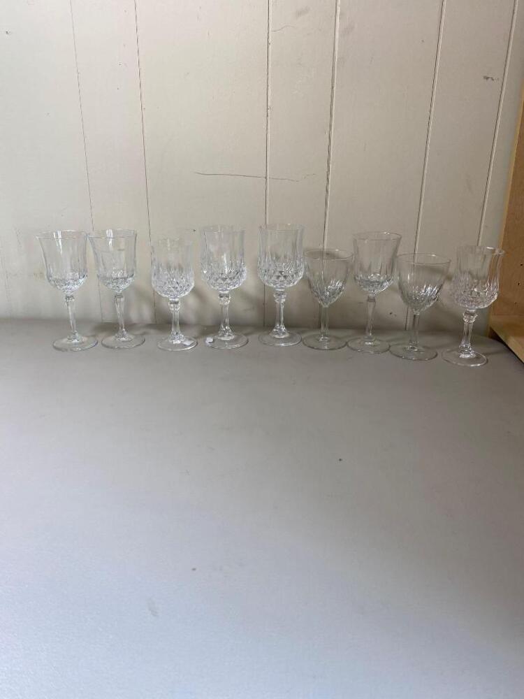 Various Stemmed Glasses