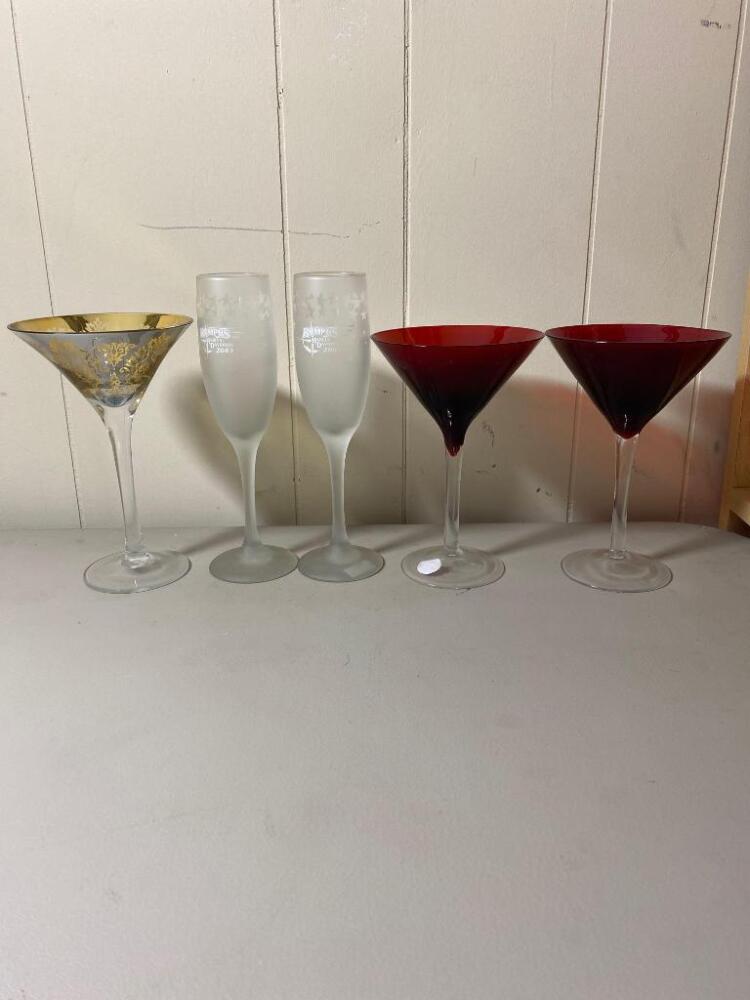 Various Stemmed Glasses